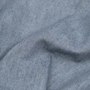 13oz Premium Non-Stretch Organic Cotton Denim - Light Indigo
