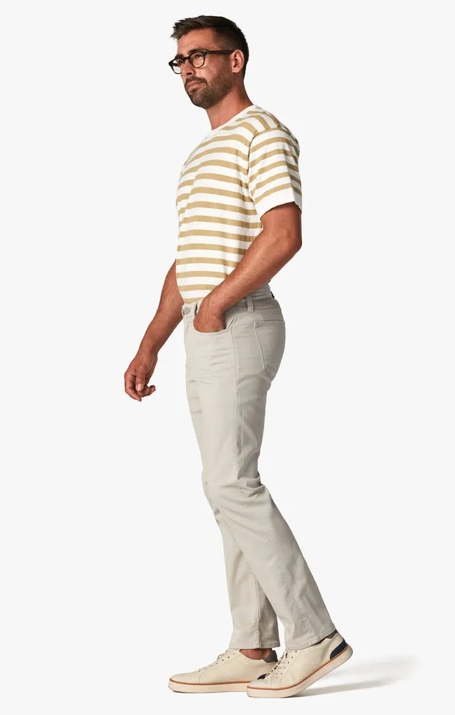 34 Heritage Charisma Relaxed Straight Pants In Oyster Summer Coolmax