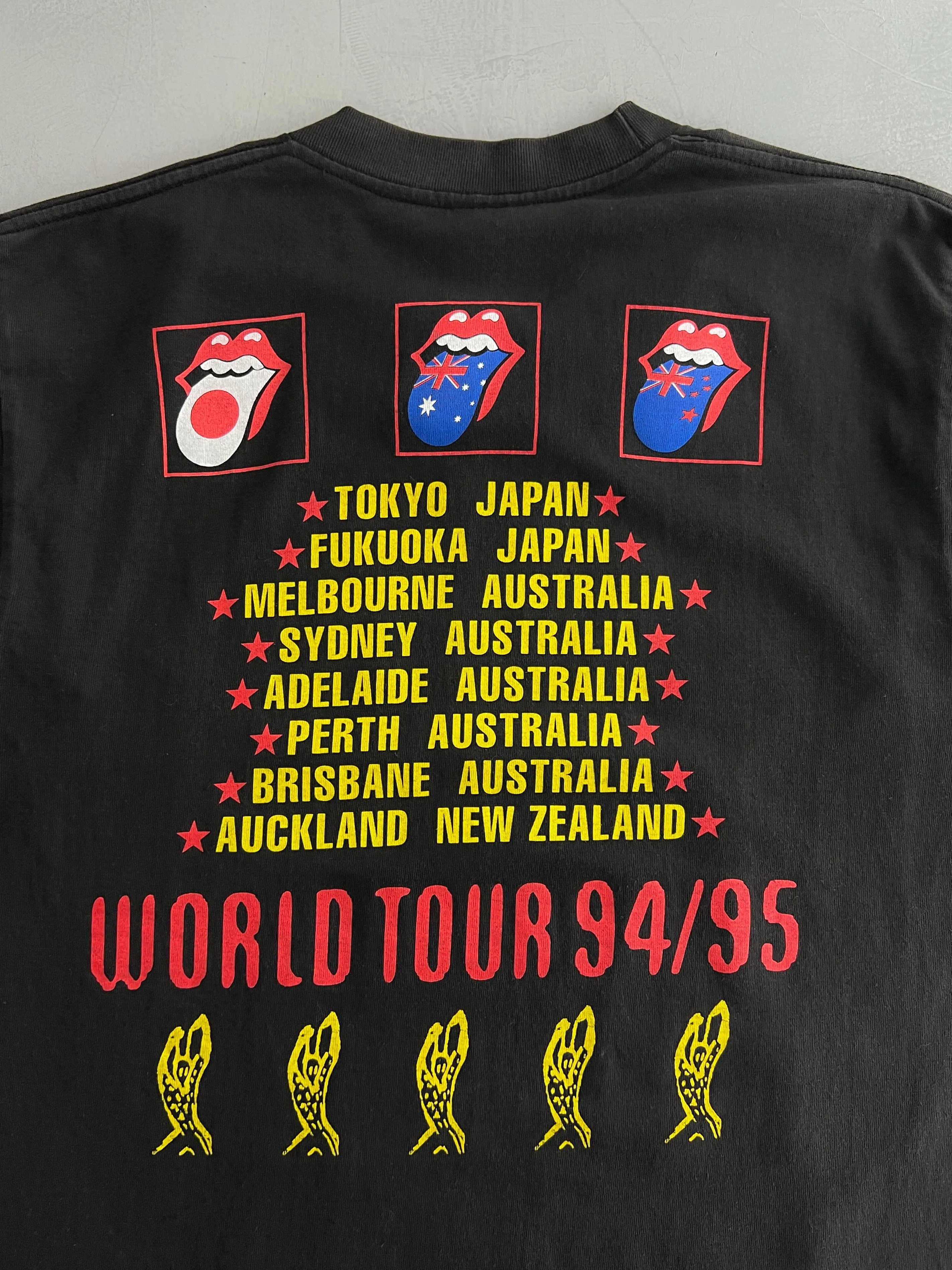 '94 Rolling Stones 'World Tour' Tee [L]