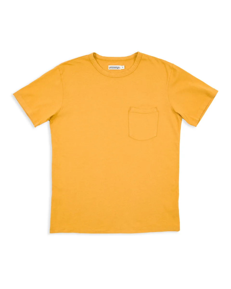 9oz Pocket Tee - Mustard