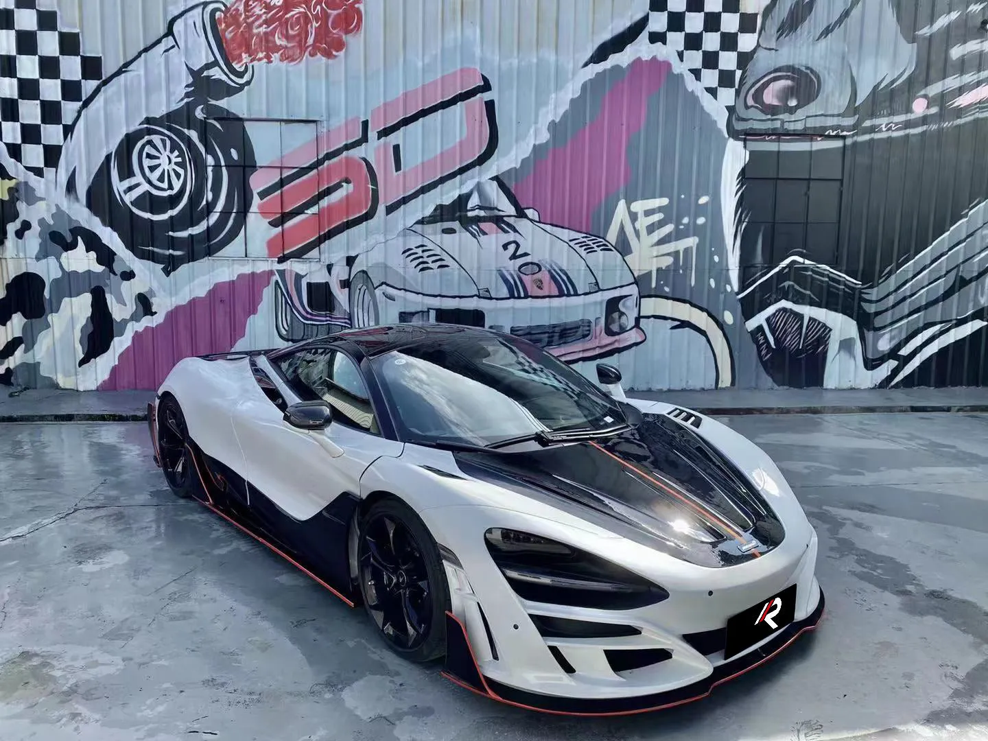 Aero Republic Man Style Side Skirts for McLaren 720S 2018-2023 & 750S 2023-ON Carbon Fiber / FRP
