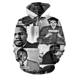 African Leaders All Over Hoodie