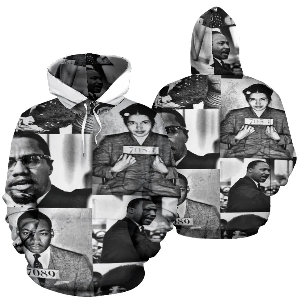 African Leaders All Over Hoodie