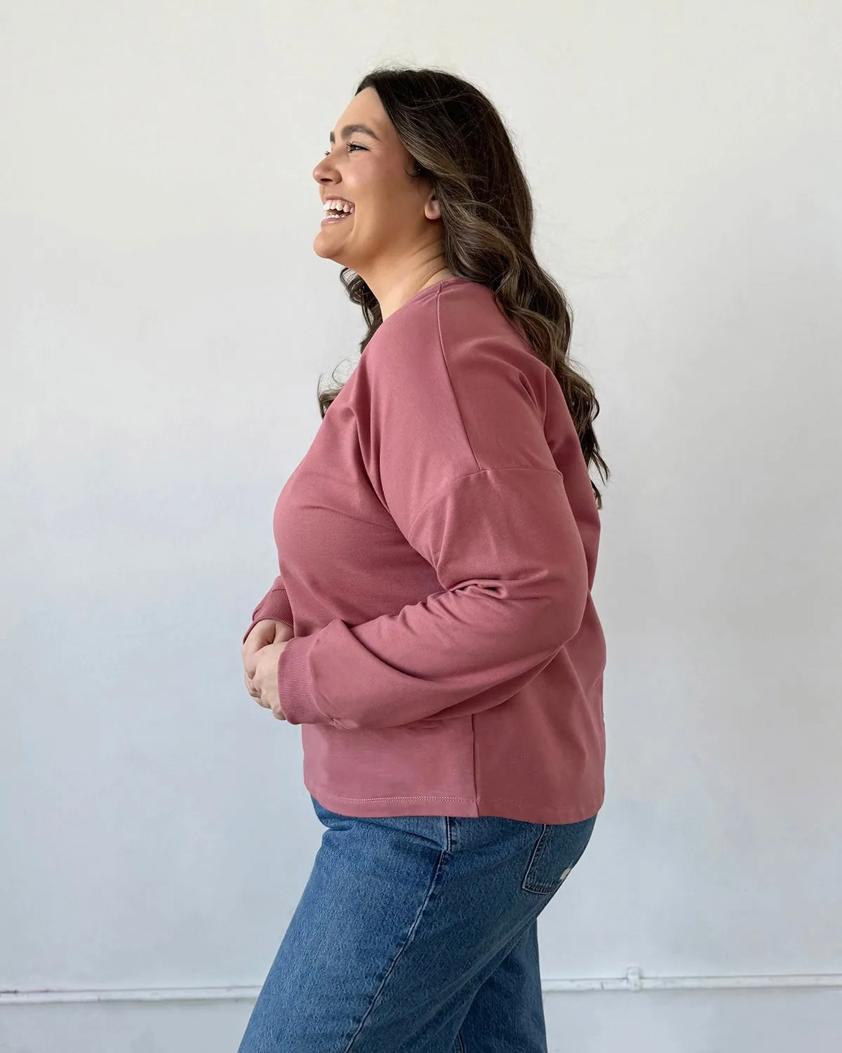 AKARI top in Withered Rose