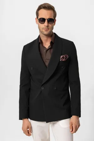 ANT Double-breasted Closure Regular Fit Men's Blazer Jacket - Tauranga