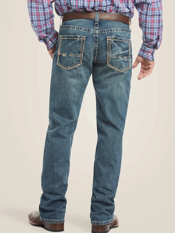 Ariat 10012136 Mens M4 Low Rise Boundary Boot Cut Jean Gulch Denim