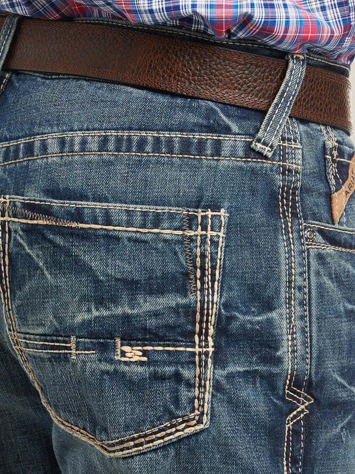 Ariat 10012136 Mens M4 Low Rise Boundary Boot Cut Jean Gulch Denim