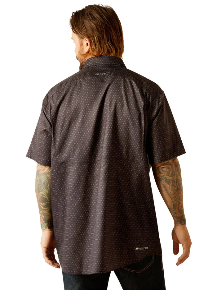 Ariat 10055242 Mens VentTEK Classic Fit Shirt Black Print