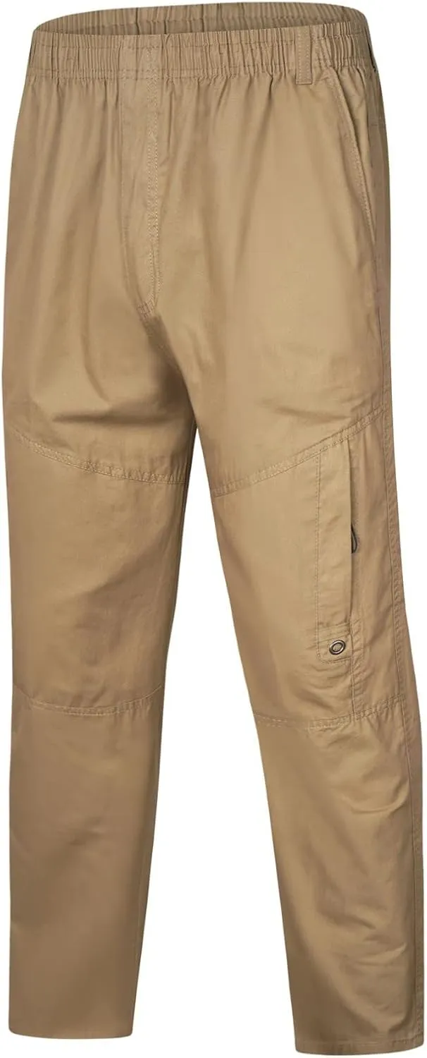 Cargo Pants for Men Relaxed Fit Sweatpants Gym Training Workout Pants Slim Fit with Zipper Pockets Men's Golf Joggers