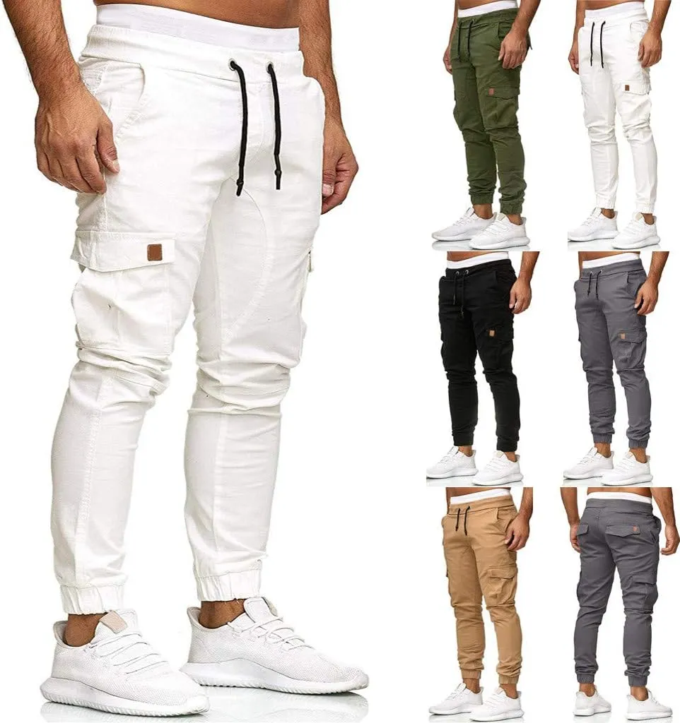 Cargo Sweatpants for Men Mens Lounge Pants Casual Athletic Pants with Pockets Cargo Pants for Men Sweat Pants Fashion
