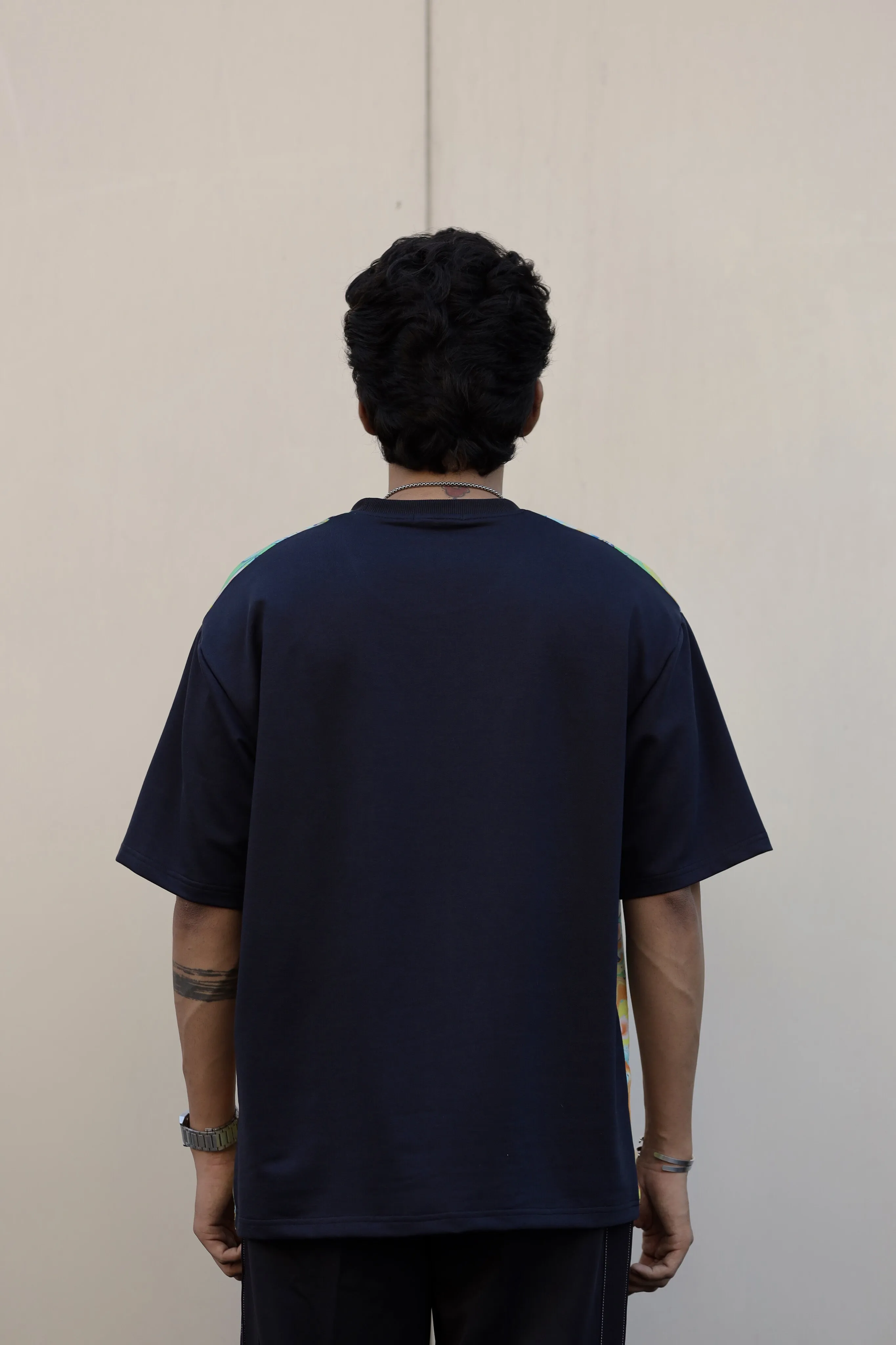 Celestial Canopy (Oversize Tencel Satin T-Shirt)  AddysForMen