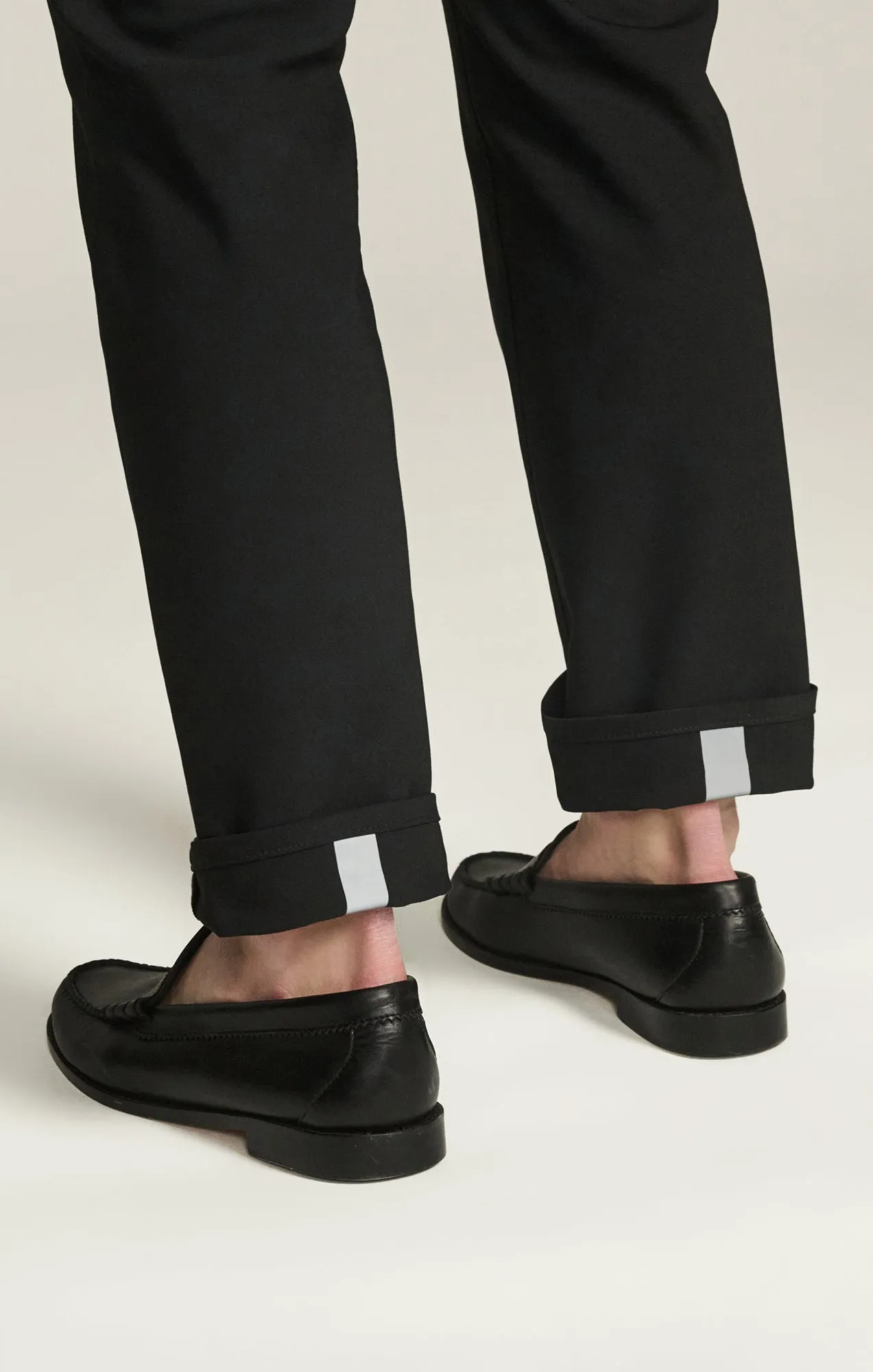 Charisma Relaxed Straight Pants in Black Commuter