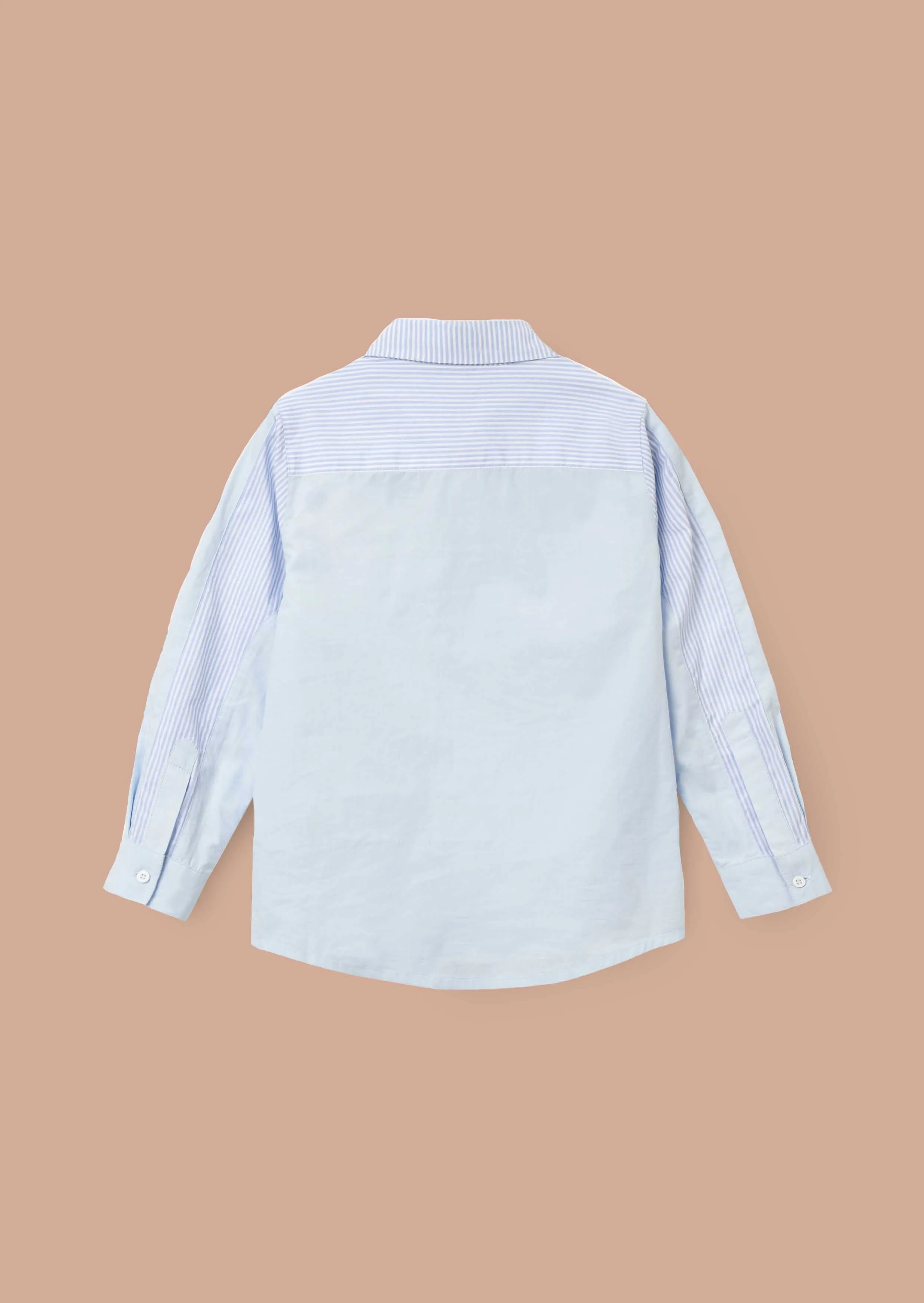 Chase Blue Stripe Panel Smart Shirt