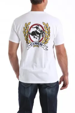Cinch Classic Logo Tee - White