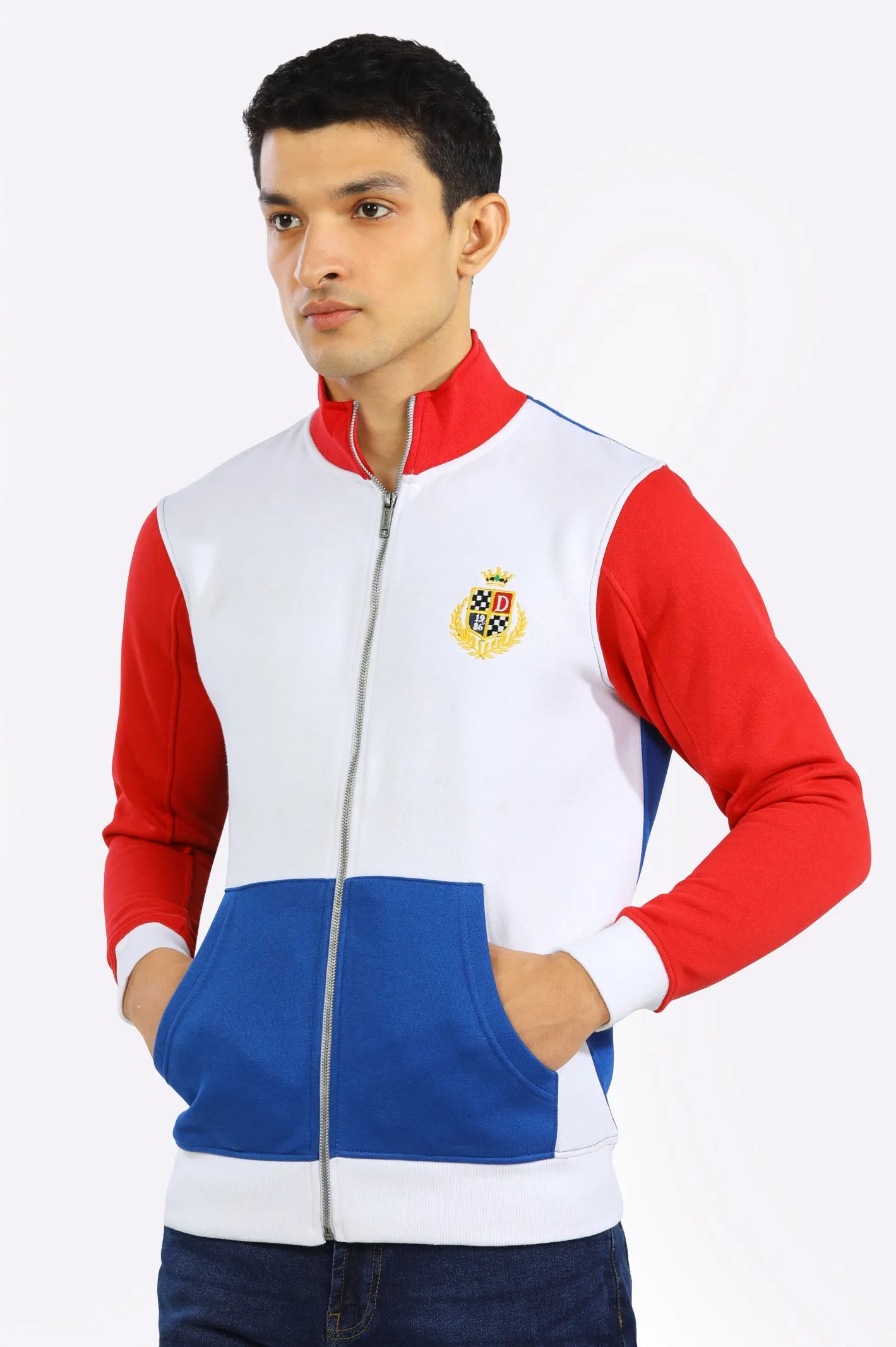 Color Block Knitted Jacket