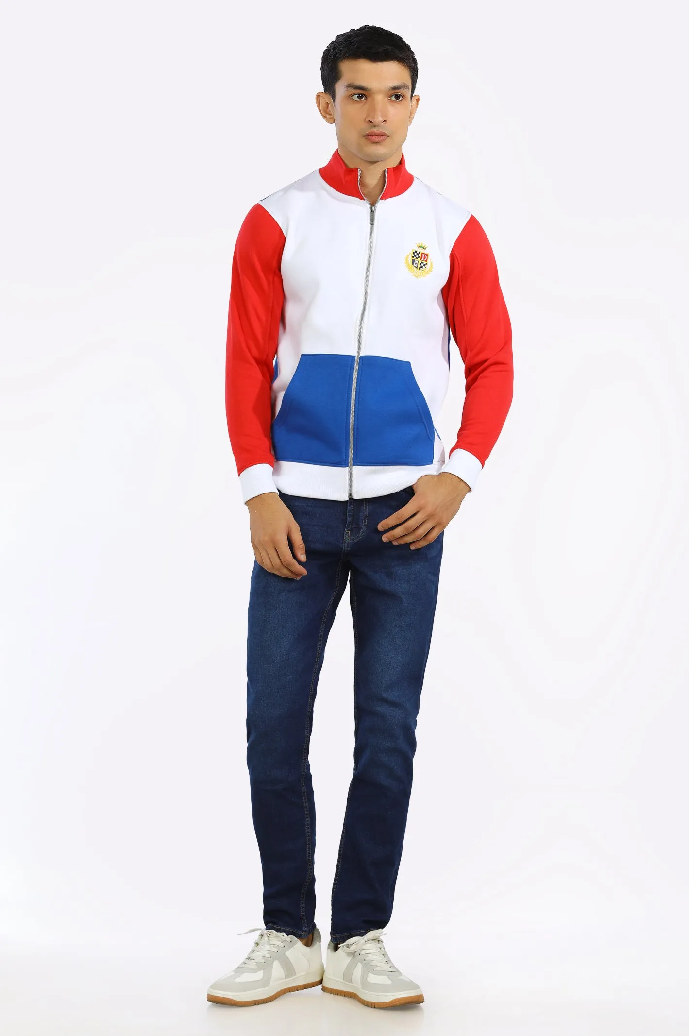 Color Block Knitted Jacket