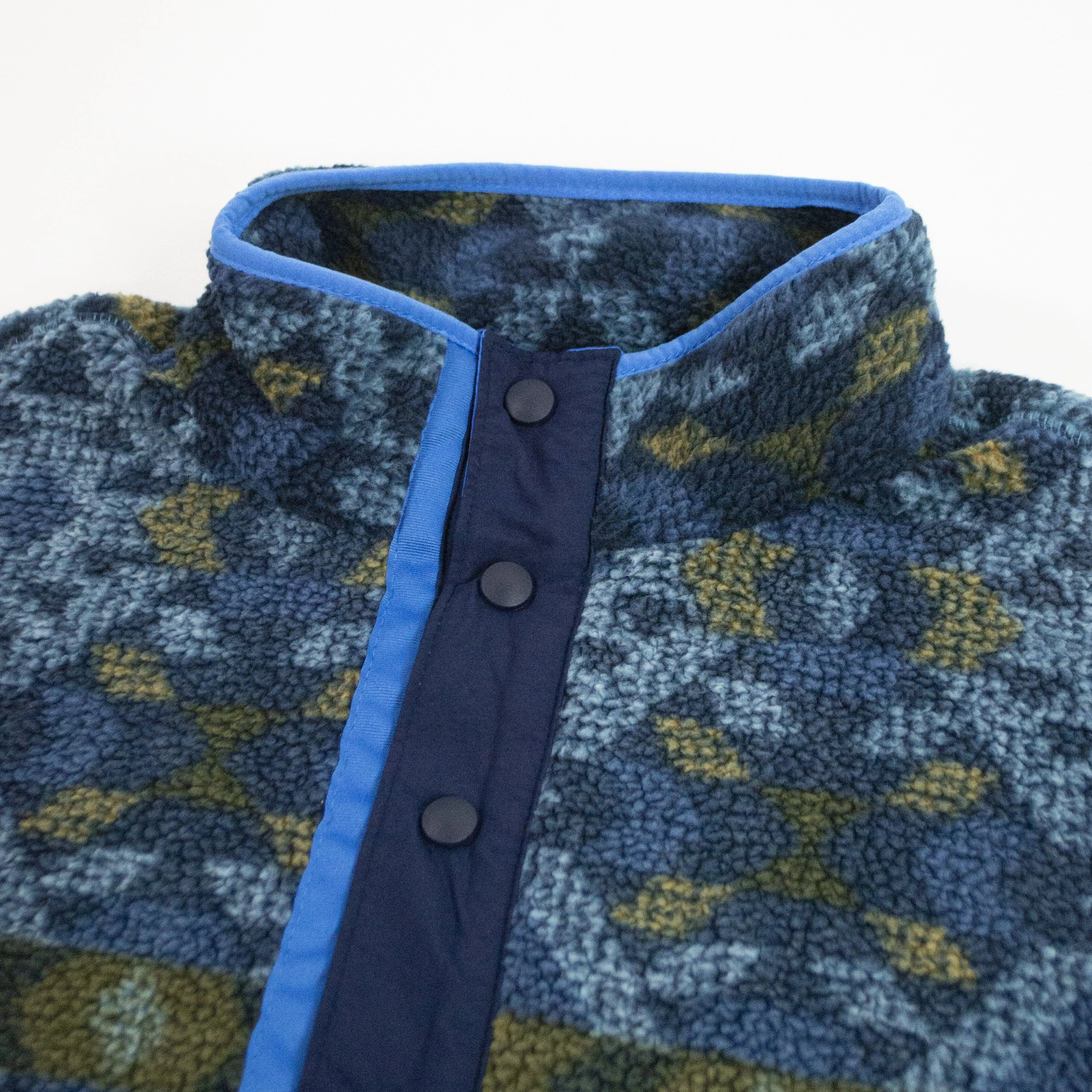 Columbia Helvetia Half Snap Fleece - Canyon Blue Blanket Print