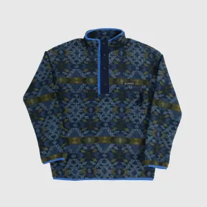 Columbia Helvetia Half Snap Fleece - Canyon Blue Blanket Print