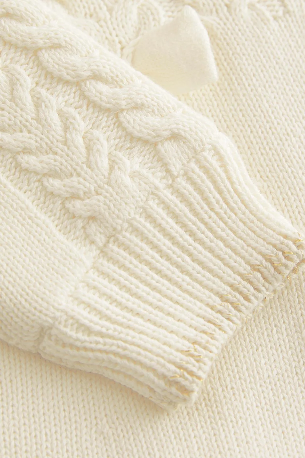 Cream Knitted Coatigan Cream