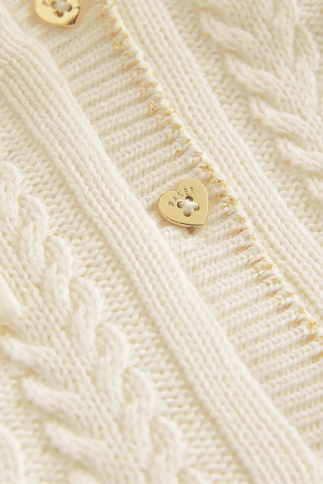 Cream Knitted Coatigan Cream