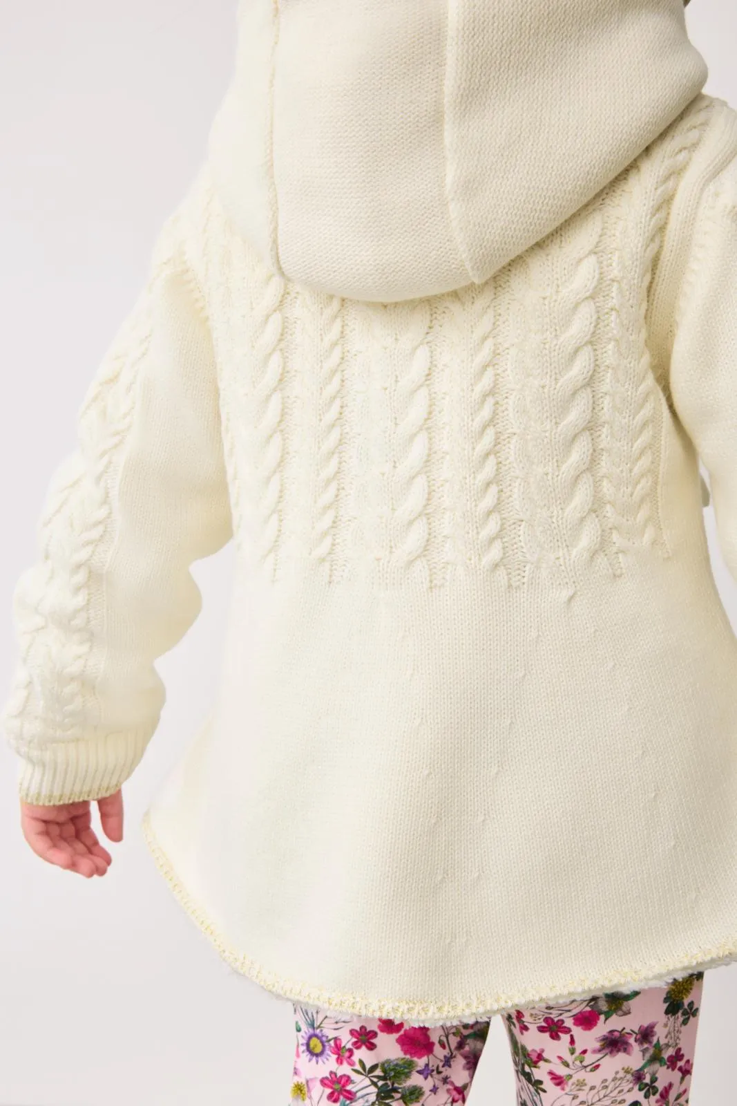 Cream Knitted Coatigan Cream