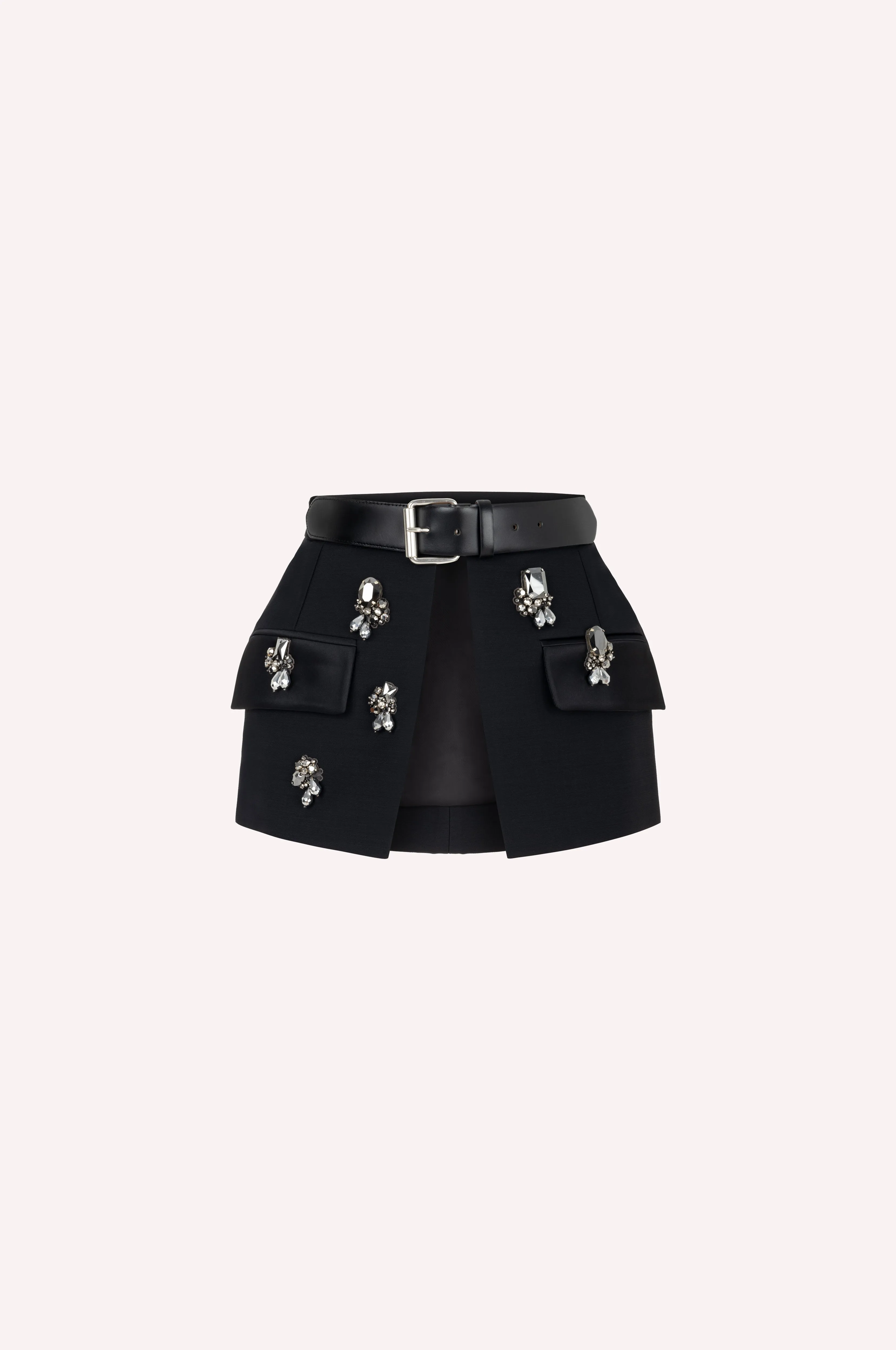 Crystal Embellished Signature Skirt Belt
