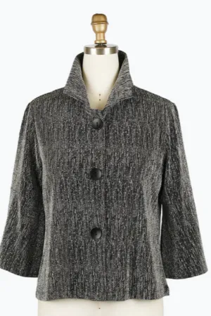 Damee Metallic Crop Jacket