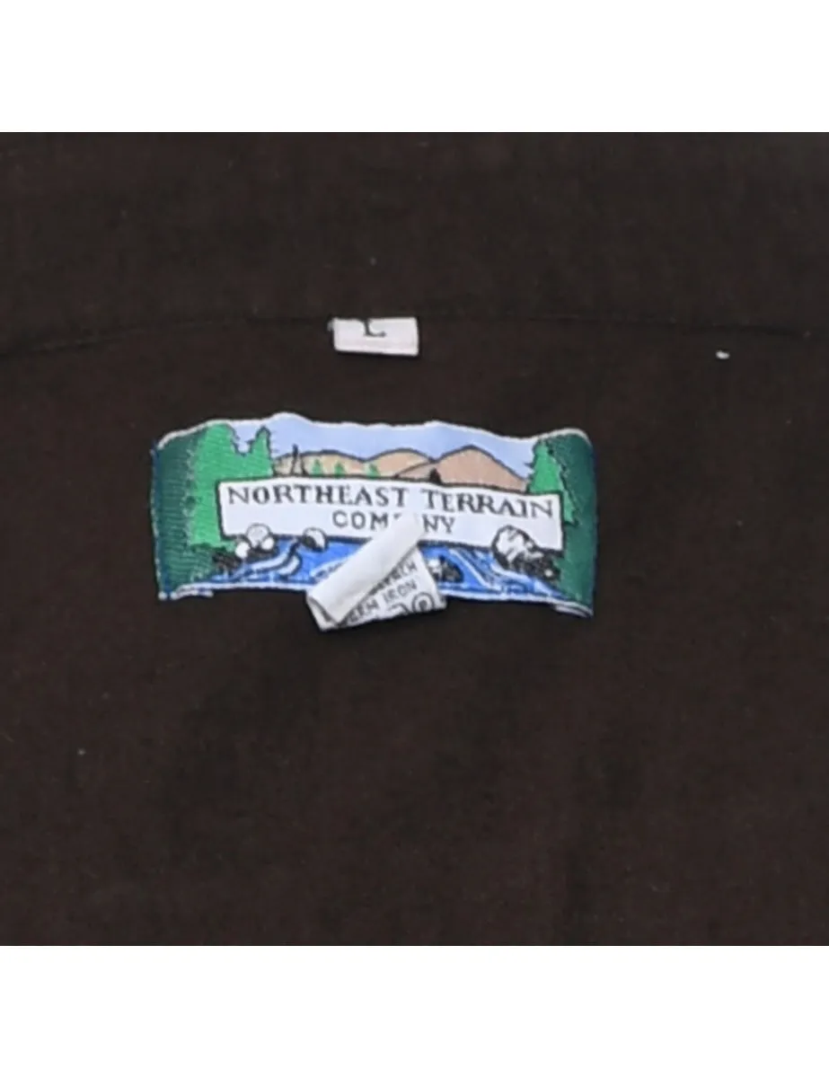 Dark Brown Classic Shirt - L