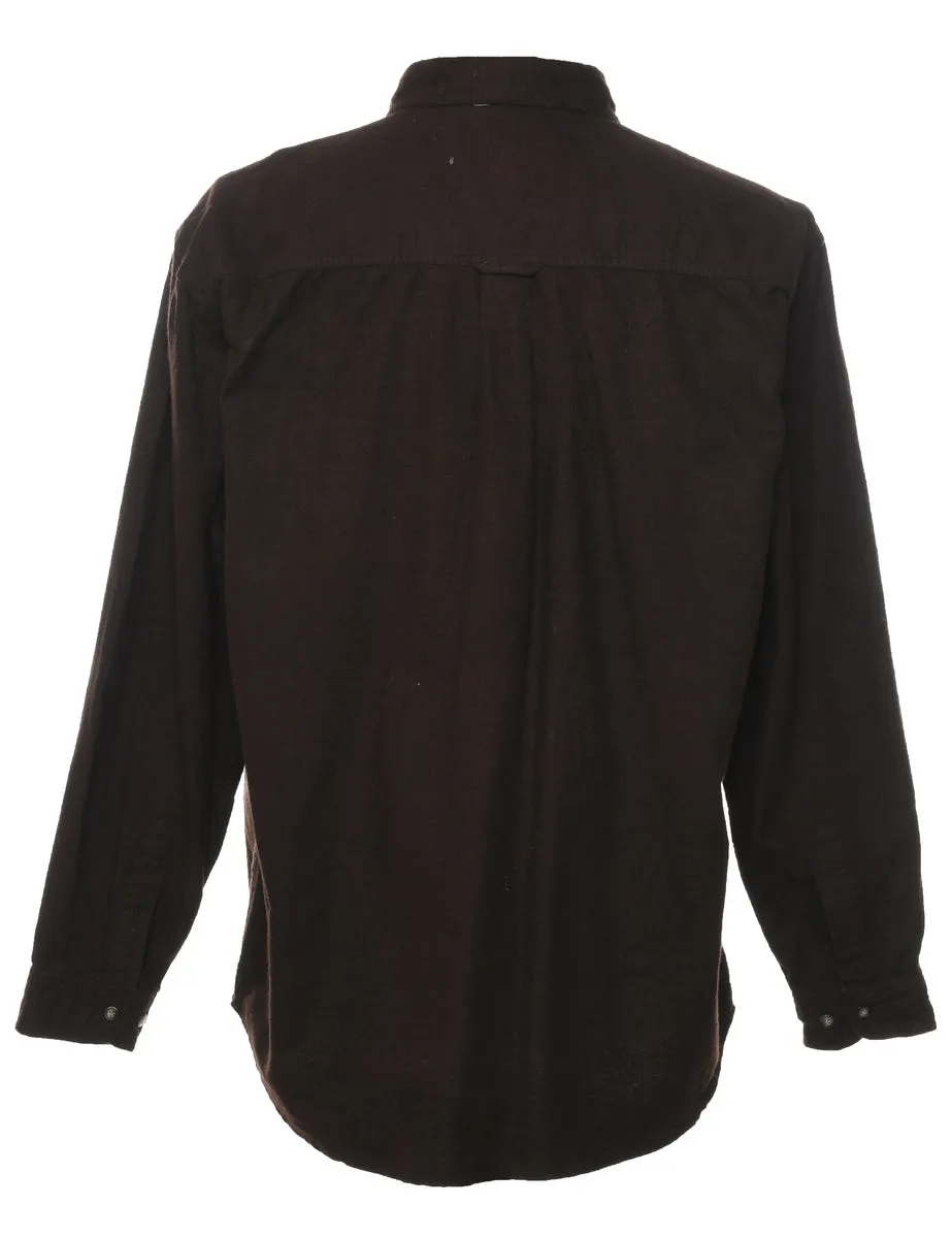Dark Brown Classic Shirt - L