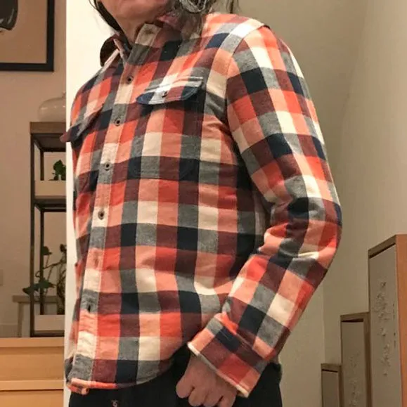 DDL 312-BRYSON REGULAR FIT SHERPA LINED CHECK SHIRT