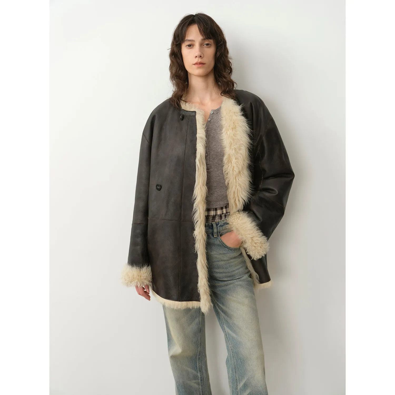 Double-Sided Fur Coat