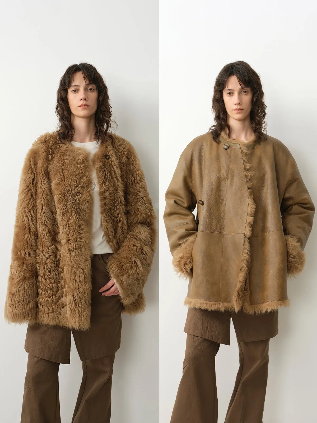 Double-Sided Fur Coat