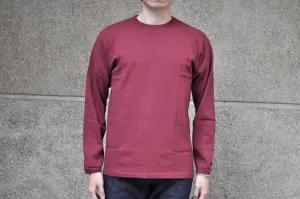 Dubble Works 9oz "Ultra-Heavy" Loopwheeled L/S Tee (Burgundy)