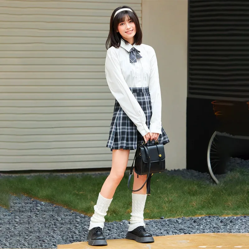 Easy Wear Tartan Pleated Skirt