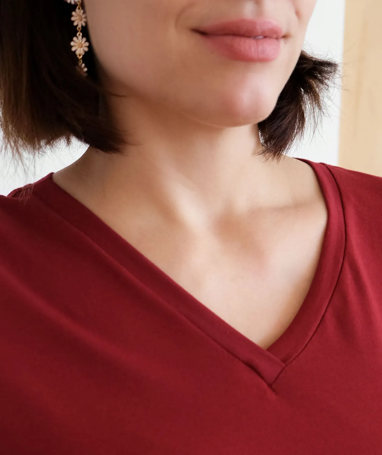 ERRAND dress in Scarlet Red