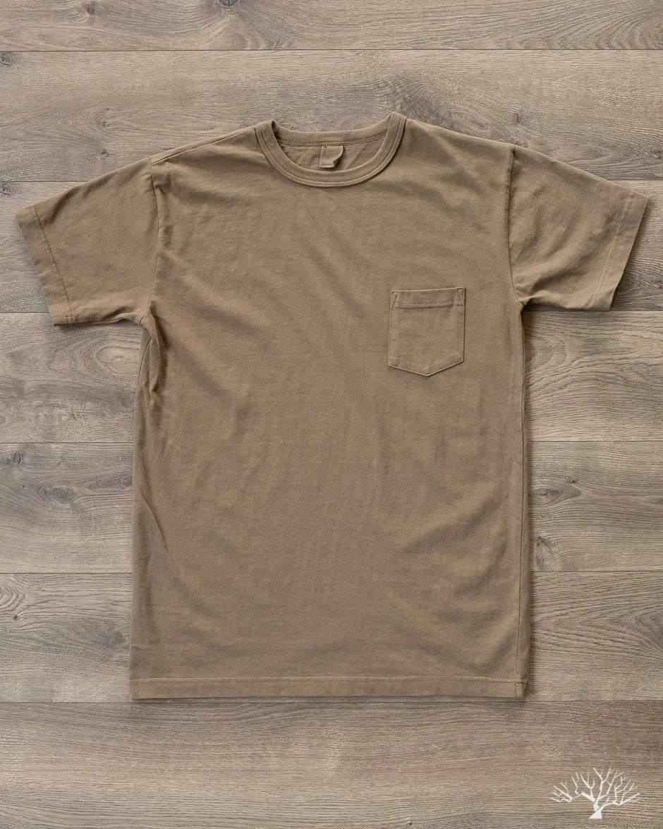 Garment Dyed Pocket Tee - Mil Green