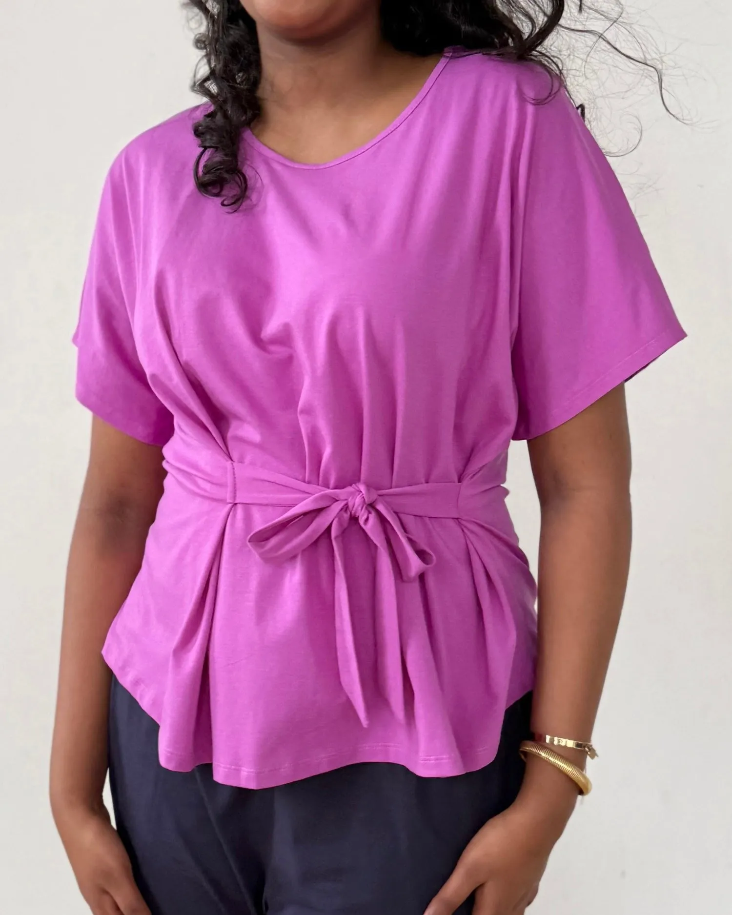 JOLLA top in Magenta Bloom