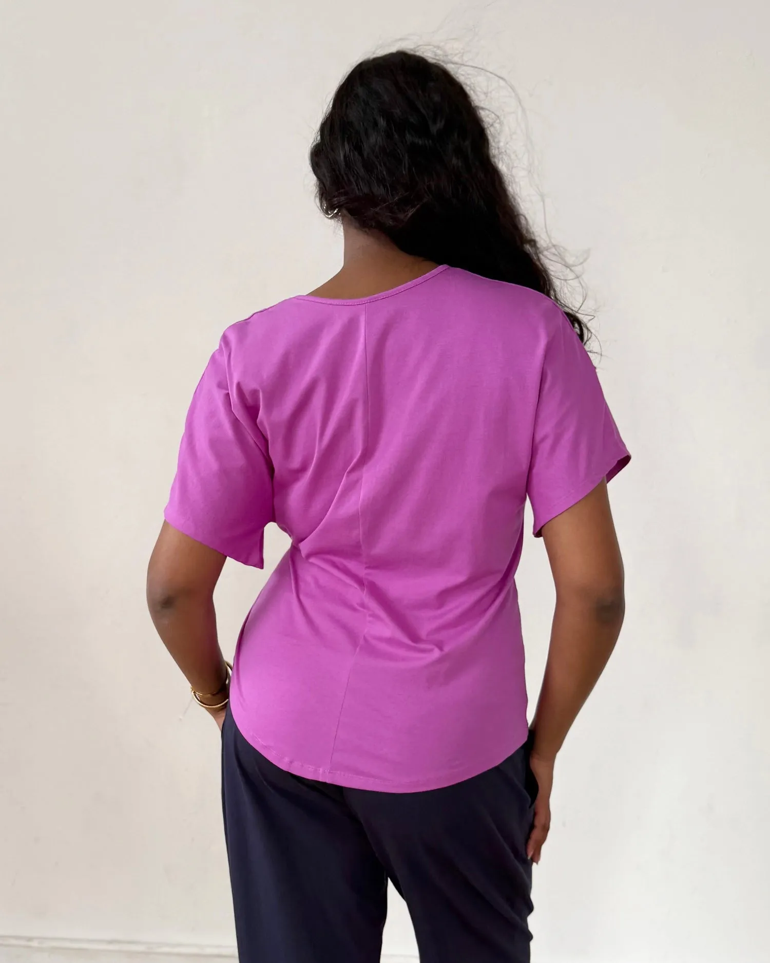 JOLLA top in Magenta Bloom