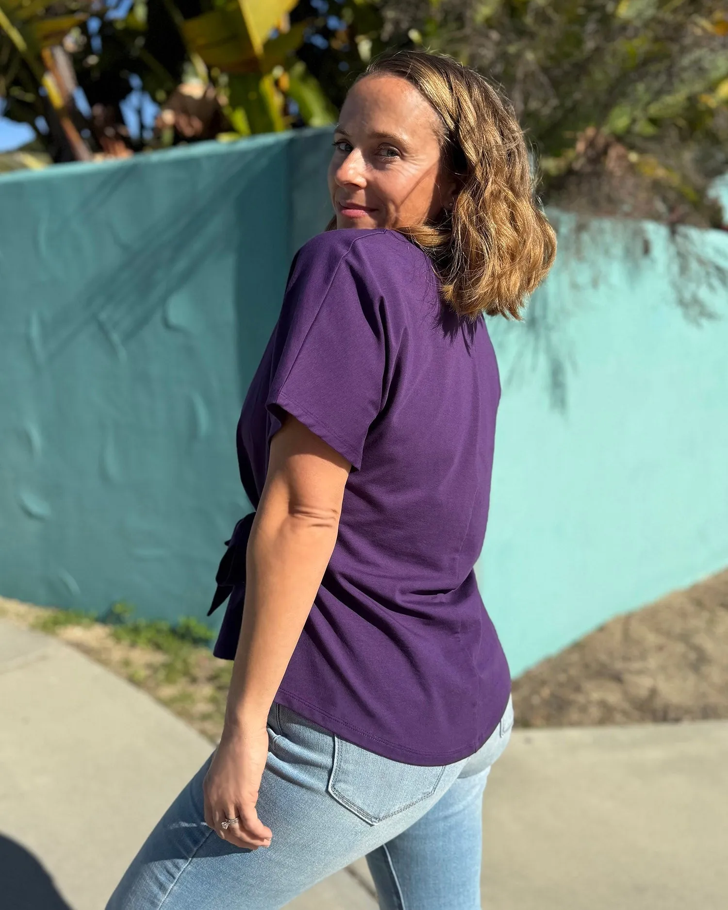 JOLLA top in Midnight Dahlia