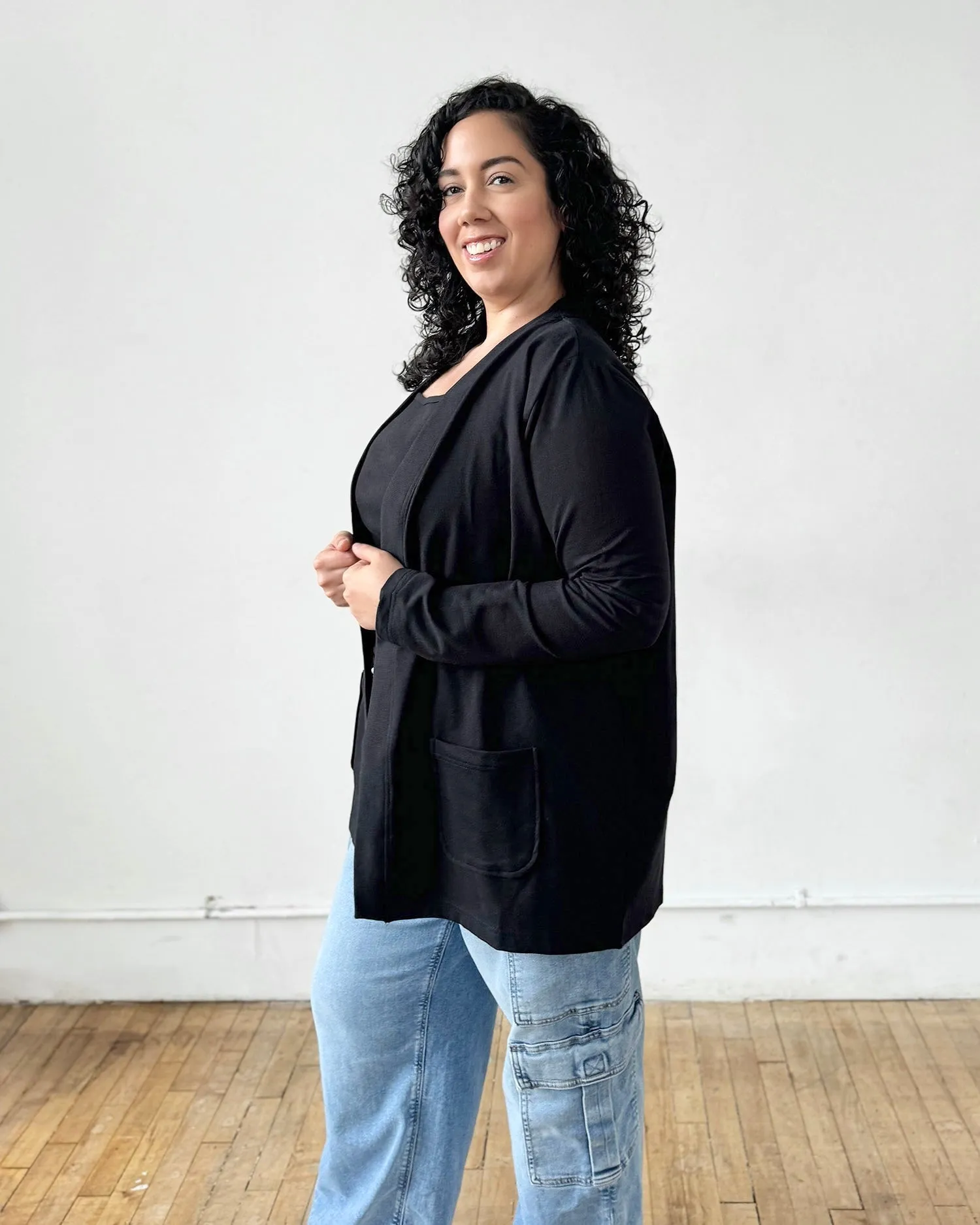 KAEDE cardigan in Black<br/>$39 (JUST ADD TO CART)