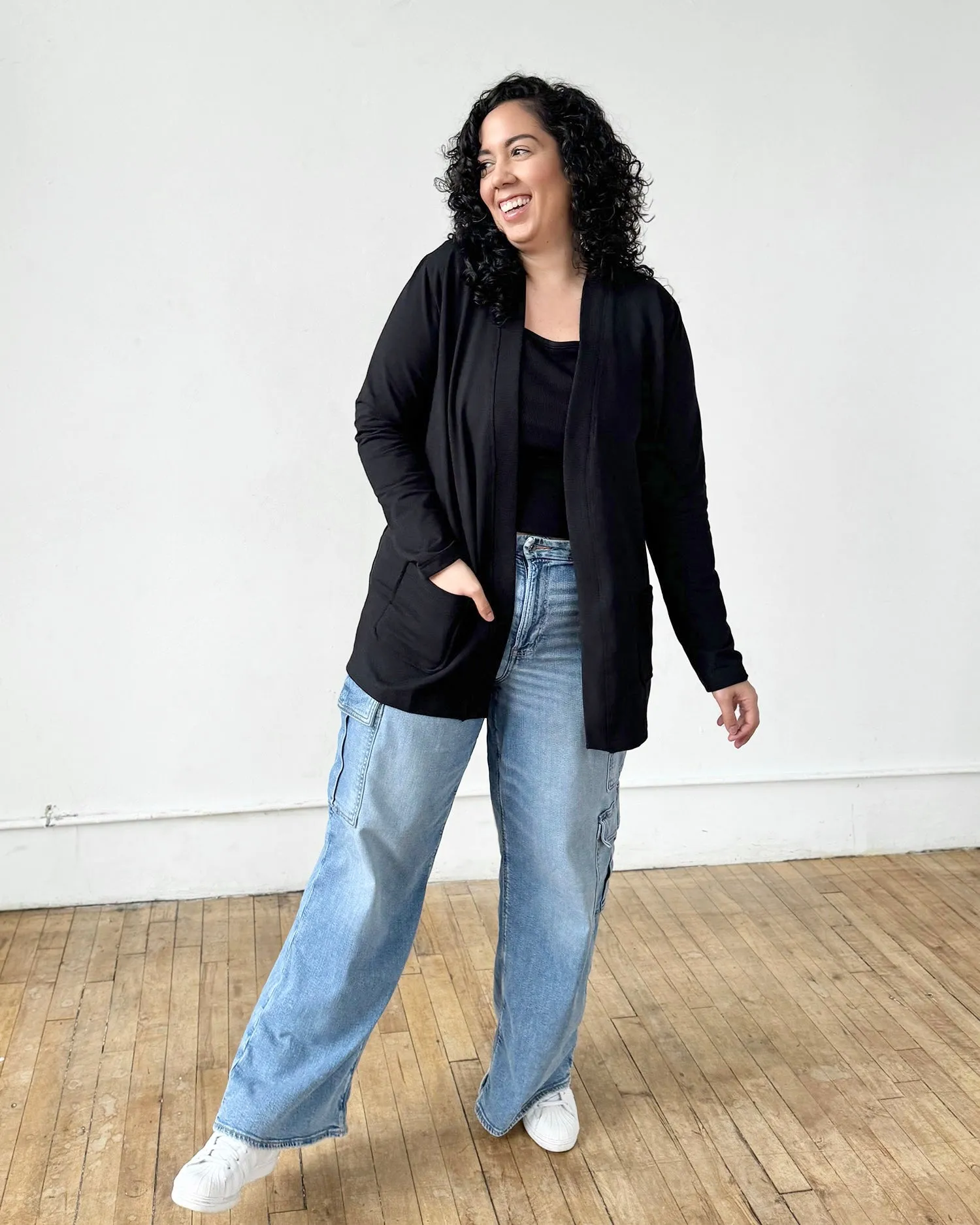 KAEDE cardigan in Black<br/>$39 (JUST ADD TO CART)