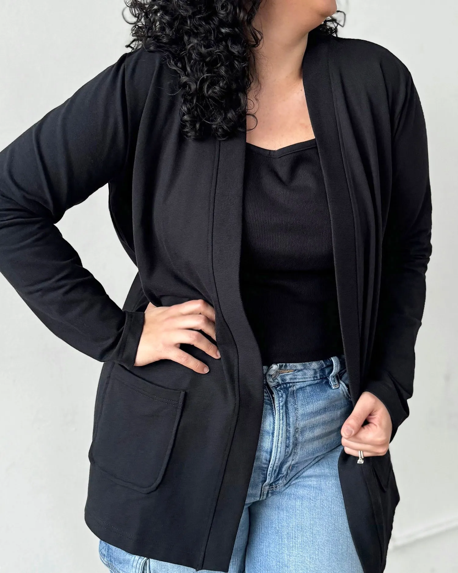 KAEDE cardigan in Black<br/>$39 (JUST ADD TO CART)