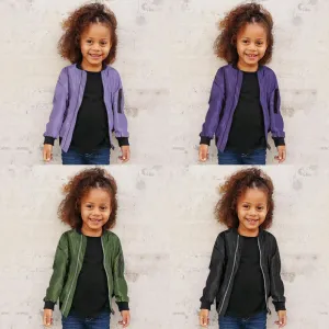 Kids Girls Boys Windproof Warm Jacket With Pockets