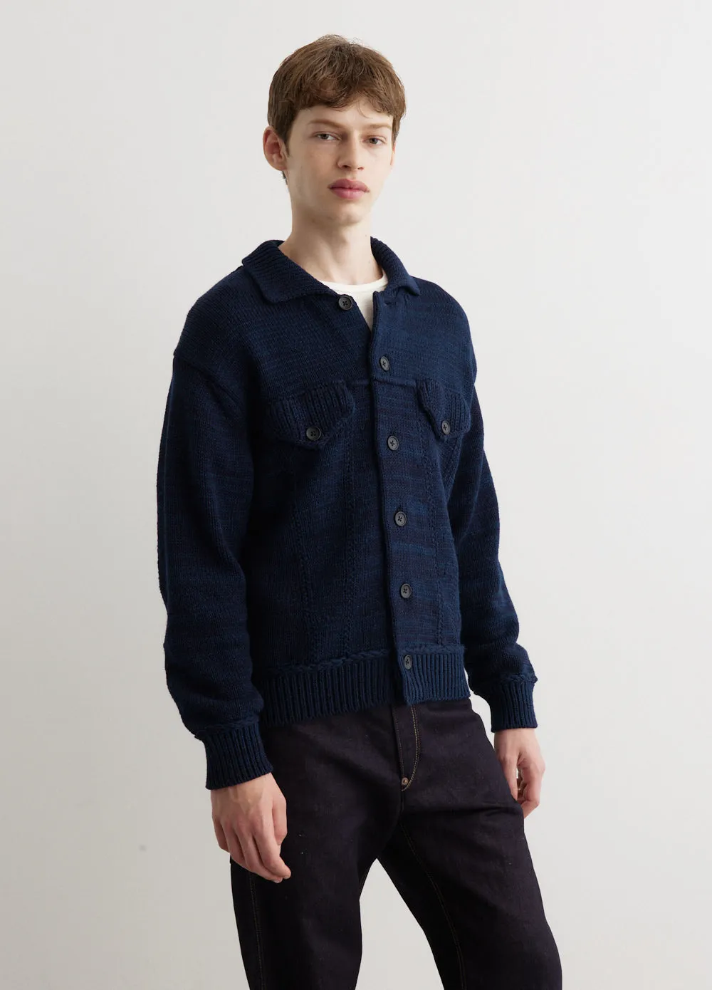 Knitted Trucker Jacket