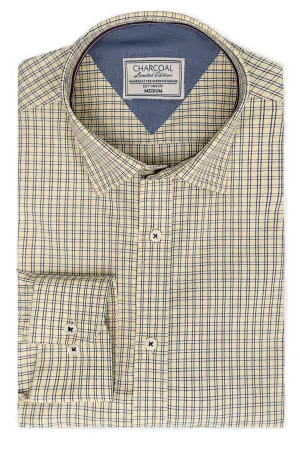 LIMITED EDITION SHIRTS YELLOW WHITE CHECK