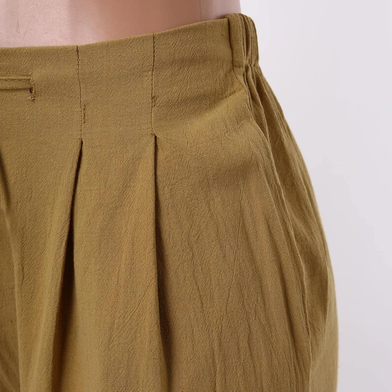 Linen Pants for Women Women's Lightweight Linen Pants - Relaxed Fit Elastic Waist Summer Casual Long Trousers