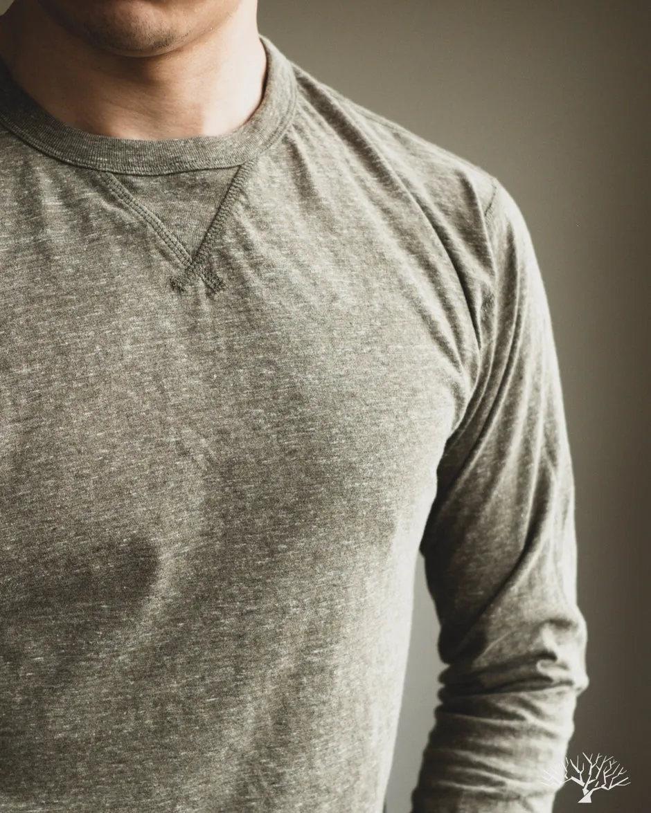Long Sleeve 5oz Gym Tee - Sage