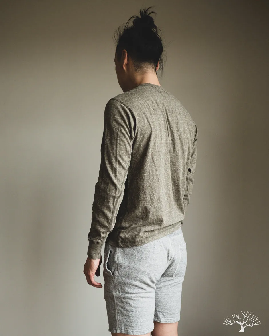 Long Sleeve 5oz Gym Tee - Sage