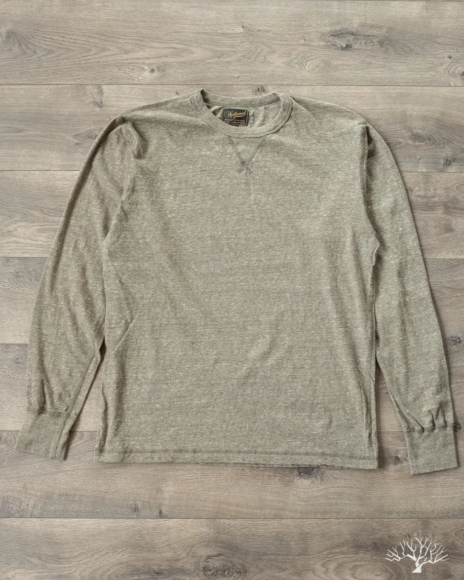 Long Sleeve 5oz Gym Tee - Sage