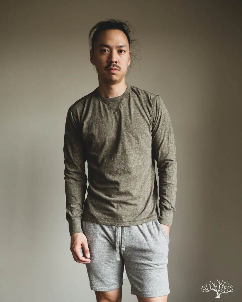 Long Sleeve 5oz Gym Tee - Sage